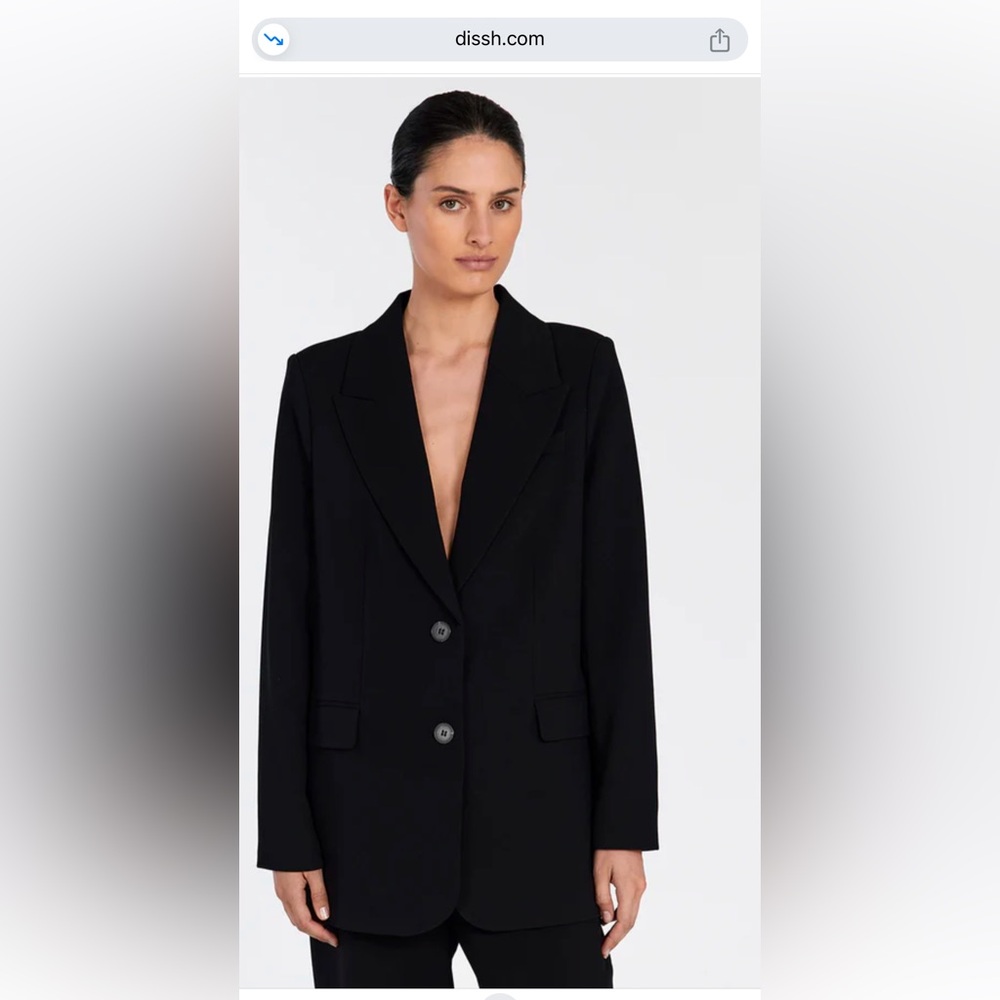 Dissh Celine Black Blazer. Size AU 8/US4